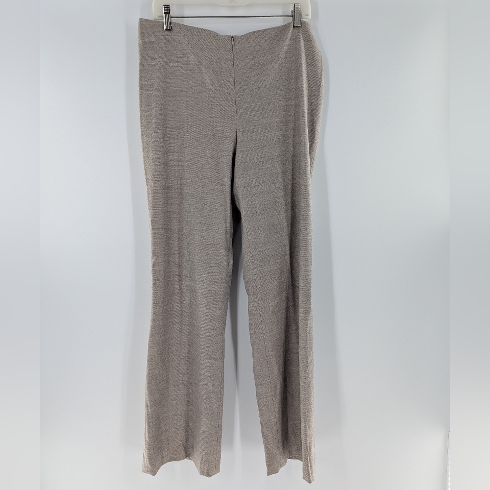 Doncaster Collection Virgin Wool Blend Dress Pants 12 Beige Professional Career
